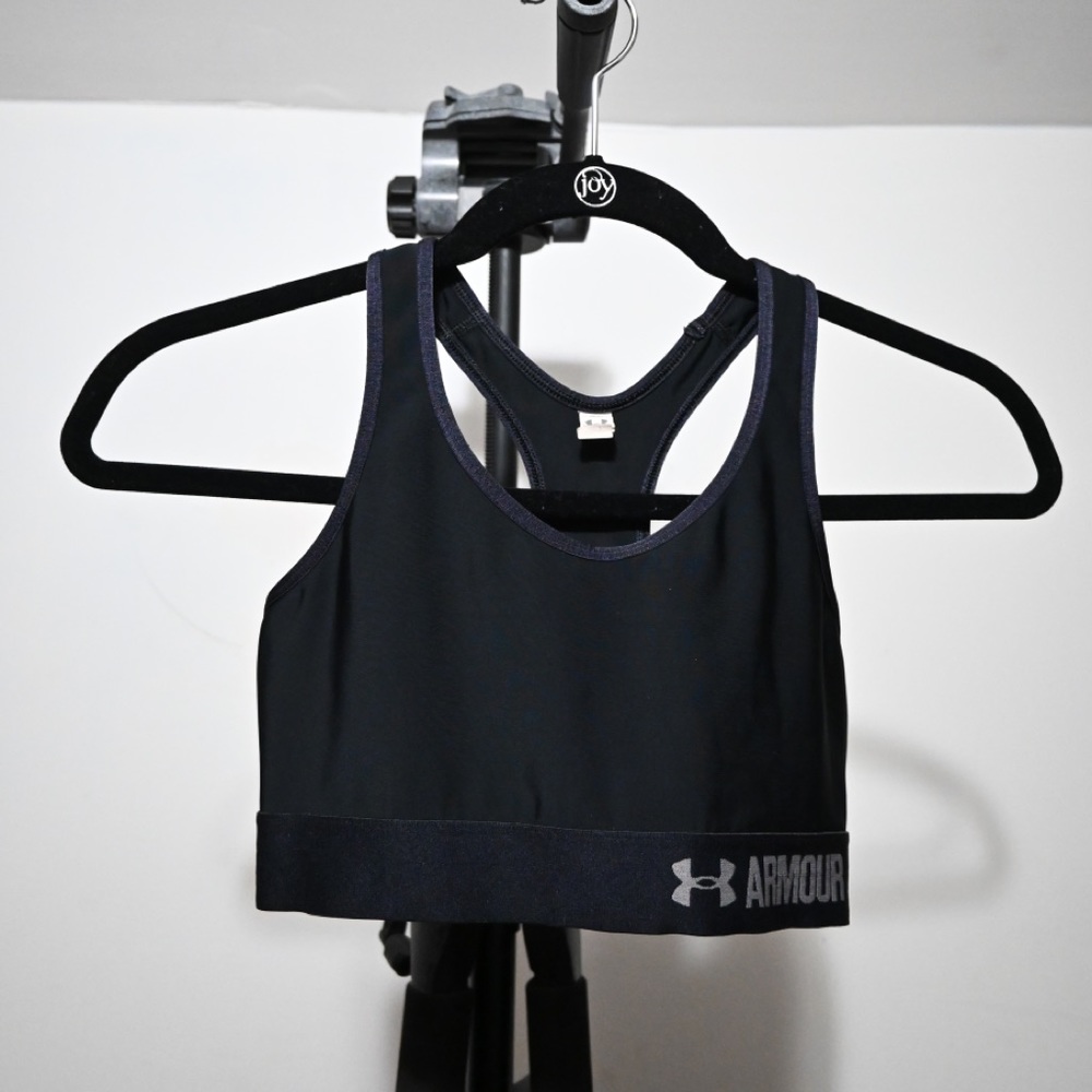 Under Armour black sports bra